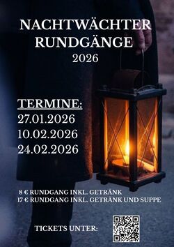 Nachtwächtertermine 2026
