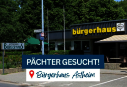 Das Bild zeigt den Eingang zum Bürgerhaus