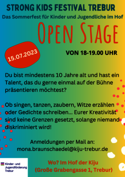 Flyer Open Stage