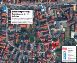 Vollsperrung Teilstück Schmittgasse