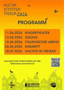 Kultursommer Trebur 2026