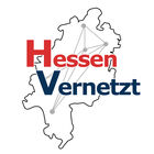 Auf dem Bild ist das Land Hessen eingezeichnet mit vernetzungspunkten