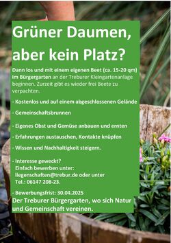 Grüner Daumen, aber kein Platz?