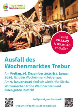 Ausfall des Wochenmarktes Trebur