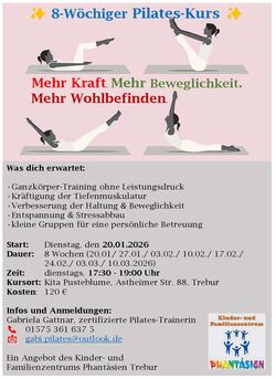 8-Wöchiger Pilates-Kurs 