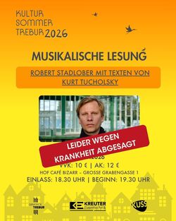 Kultursommer - Absage heute Abend