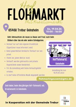 Hof-und Straßenflohmarkt in ganz Trebur