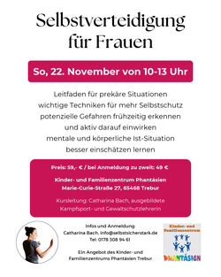 Selbstverteidigung für Frauen
