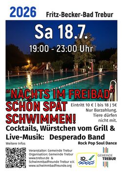Nachts im Freibad – Schön Spät Schwimmen!