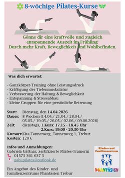 8-Wöchiger Pilates-Kurs 