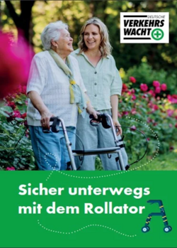 Sicher unterwegs mit dem Rollator