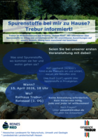 Bild mit Natur im Hintergrund. Es werden in blauen Blasen die Informationen aus dem Pressetext angezeigt.