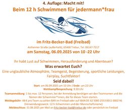Schwimmen, Triathlon, Kino: Saisonabschluss im Fritz-Becker-Bad
