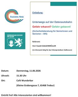 Einladung: Unterwegs auf der Datenautobahn