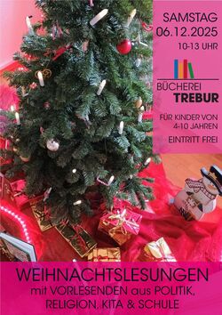 Weihnachtslesung am 6.12. in der Bücherei Trebur