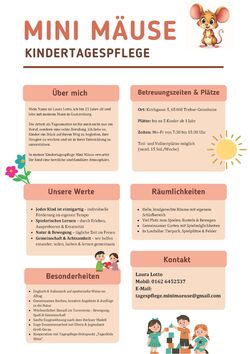 Neue Tagesmutter ab 15.8.25 in Geinsheim