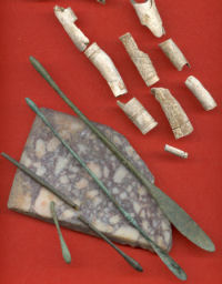 Römischen Arztbesteck Zusammengestellt aus drei Brandgräbern von verschiedenen Fundplätzen.